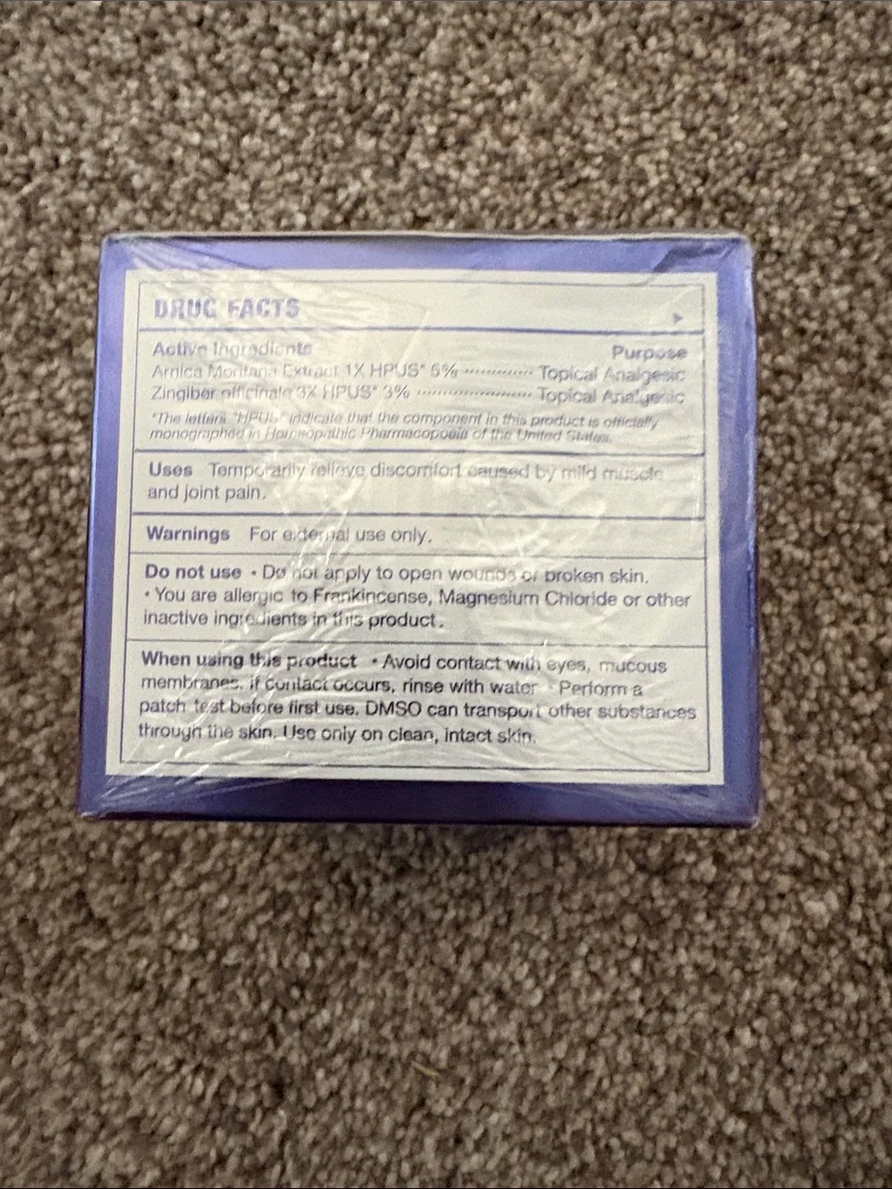 DMSO Dimethyl Sulfoxide Lavender expires 2029